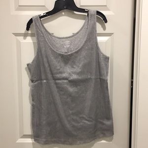 Lane Bryant sequined tank top